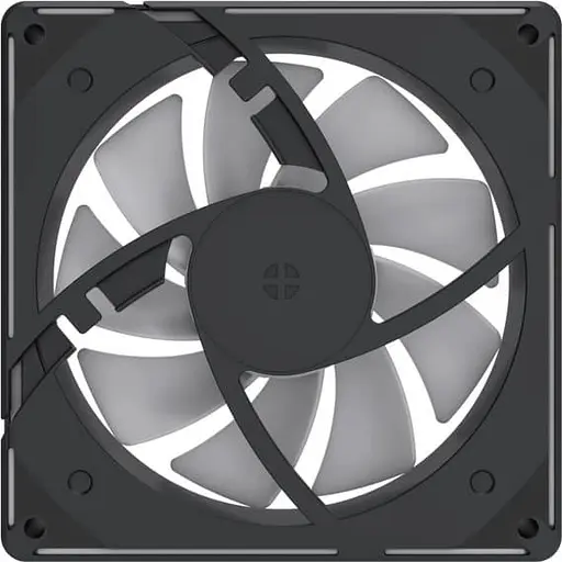 Комплект вентиляторов GameMax 3*120мм mm Black frame ARGB Fan RA300 BK (RA300 BK) - фото 6