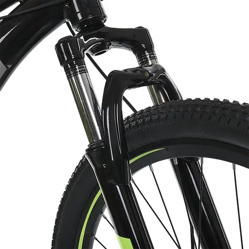 Велосипед Shimano MTB2602 26" алюминиевая рама черно-зеленый - фото 2