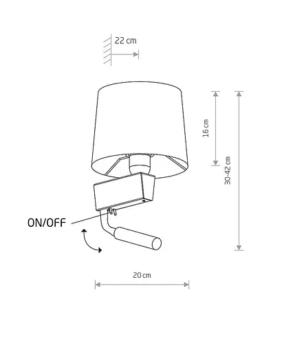 Бра Nowodvorski 8214 Chillin Black II VGN/G - фото 4