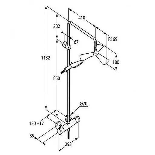 Душова система Kludi Fizz 6709605-00 - фото 2