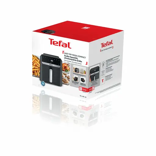 Аерогриль Tefal Easy Fry Mega Compact чорний 1700 Вт (EY8618E0) - фото 15