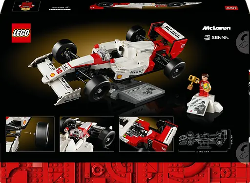 Уценка. Конструктор LEGO Icons McLaren MP4/4 и Айртон Сенна 693 деталей (10330) - фото 9