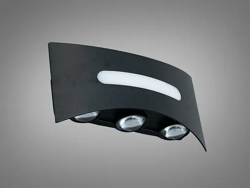 Світильник LED фасадний Diasha чорний 4W 4 промені - фото 4