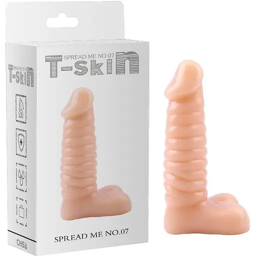 Фалоімітатор Chisa T-Skin Spread Me No.07 16.5 см тілесний