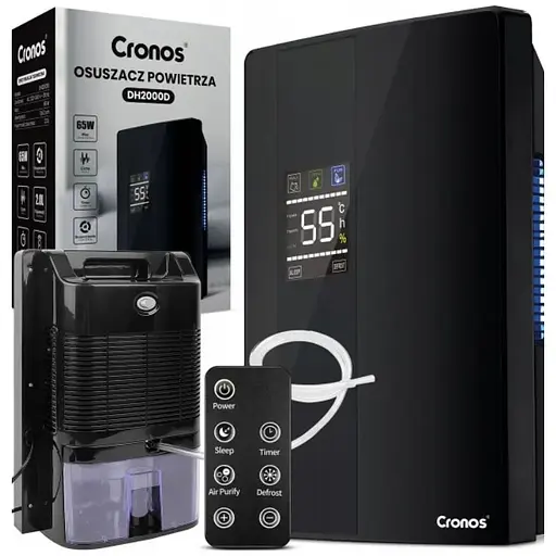 Осушувач повітря Cronos DH2000D 2L Black з пультом