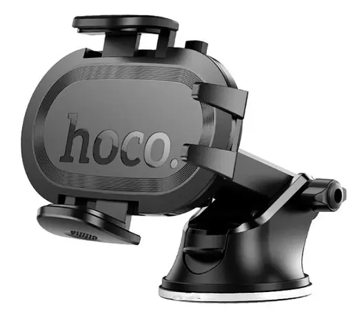 Автомобильный держатель с креплением на присоску Hoco H54 магнитный держатель для телефона в машину Черный - фото 4