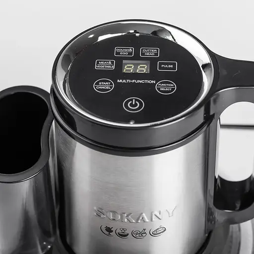 Многофункциональный блендер измельчитель Sokany SK-06035 LCD дисплей 900Вт 3.5л - фото 8
