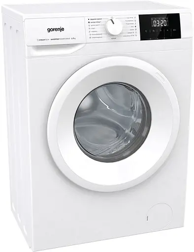 Стиральная машина Gorenje фронтальная 7 кг 1200 A+ 43.5 см дисплей пар инвертор белый - фото 2
