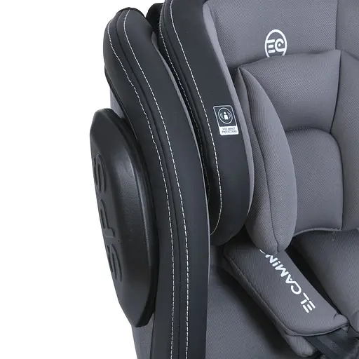 Автокрісло дитяче 0-36 кг ME 1045 EVOLUTION 2 360° ISOFIX/Top Tether з поворотом, Чорно-сіре - фото 15