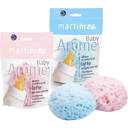 Мочалка-губка для детей Martini Spa Baby Milk Scented Sponge с молочным ароматом (4803M00)