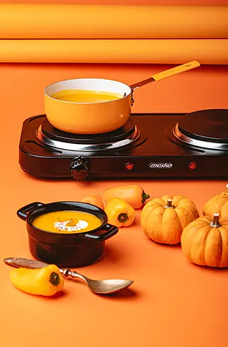 Электроплита двухкамфорная 2000Вт Mesko MS 6509 - фото 6