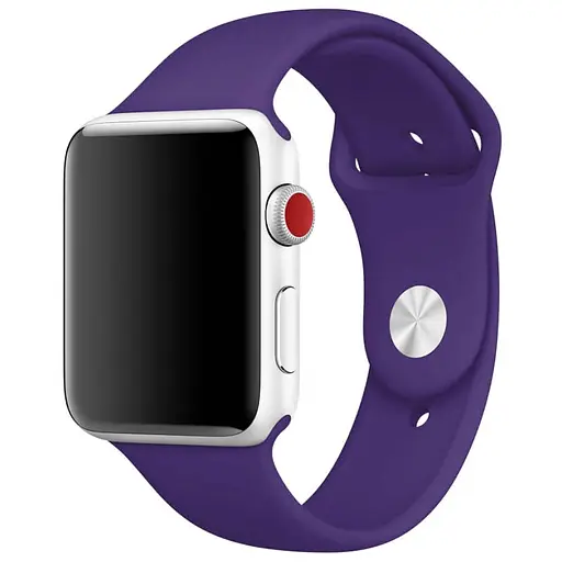 Силиконовый ремешок для Apple Watch Sport Band 38/40/41/42mm(ser.10) (S/M&M/L) 3pcs Фиолетовый / Amethyst