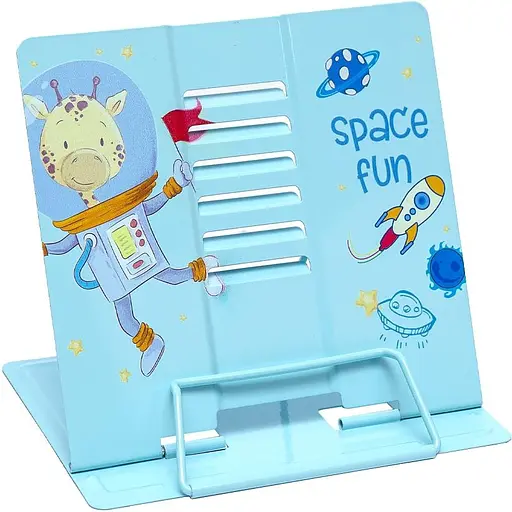 Підставка для книг "Space Fun" LTS-8207(Blue) металева