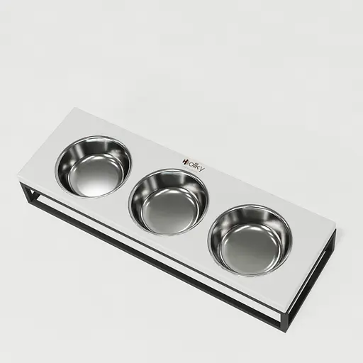 Hollky Base Bar — три миски на підставці (3 × 0,45 л) - фото 5