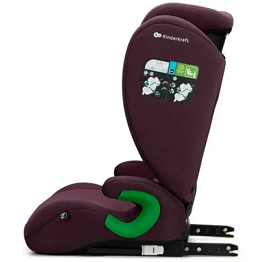 Автокресло Kinderkraft Junior Fix 2 i-Size Cherry Pearl (KCJUFI20RED0000) - фото 4