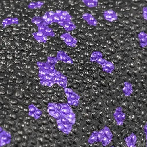 Мини массажный ролик (валик, роллер) Hop-Sport EPP 15см HS-P015YG черно-фиолетовый - фото 3