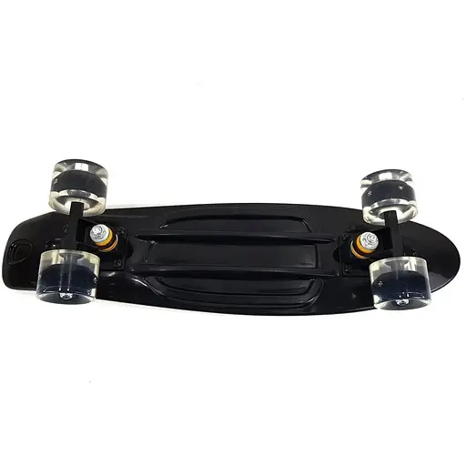 Скейт Пенни Борд A-Toys Penny Board Maraton со светящимися колёсами с декой 55 см черный - фото 3