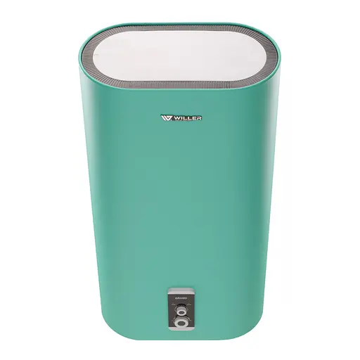 Водонагрівач Willer Grand 2, кВт, сухий ТЕН, 50 л, вертикальний, прямокутний, бірюзовий (EV50DR) - фото 2