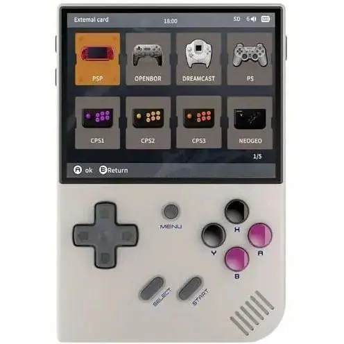 Ігрова консоль Anbernic RG35XX Plus + 5000 Ігор 64GB (Gray)