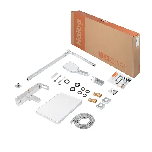 Душова система Haiba Kant 009-J HB9604, Хром - фото 9