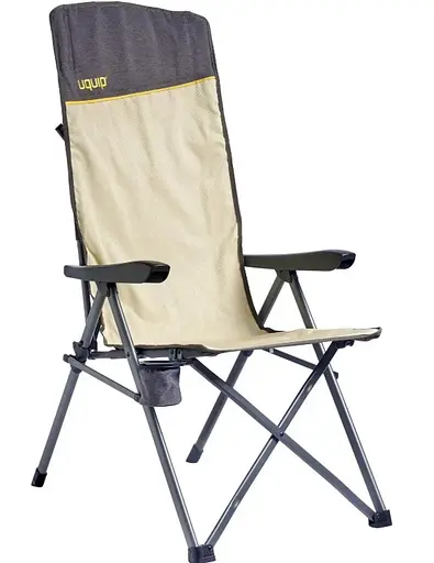 Крісло розкладне Uquip Justy XL Sand/Grey (244045) (DAS303231) - фото 1