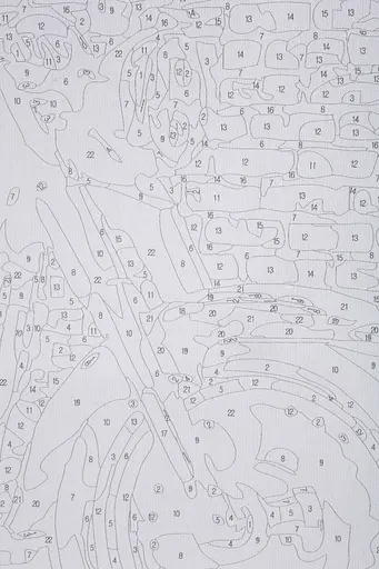 Набір для розпису по номерах "Червоний байк" 40*50 см, IDEA2-GX45777, ТМ "99IDEAS" - фото 7