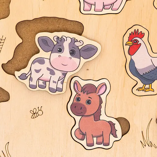 Пазл-сортер GoodPlay Ферма (PS-4-013) - фото 4