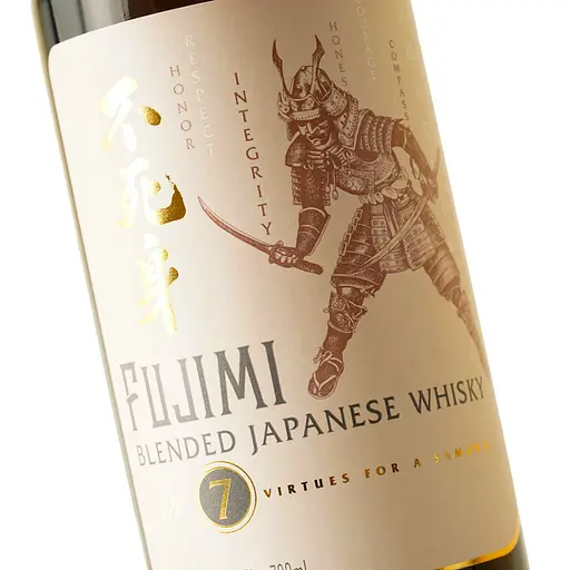 Віскі Fujimi The 7 Virtues of the Samurai Blended Japanese Whisky, 40%, у подарунковій упаковці, 0,7 л - фото 7