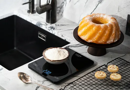 Ваги кухонні Adler AD 3177 black електронні/ 10кг/ г; мл, унція/ USB type C/ автовимкнення/ скло - фото 8