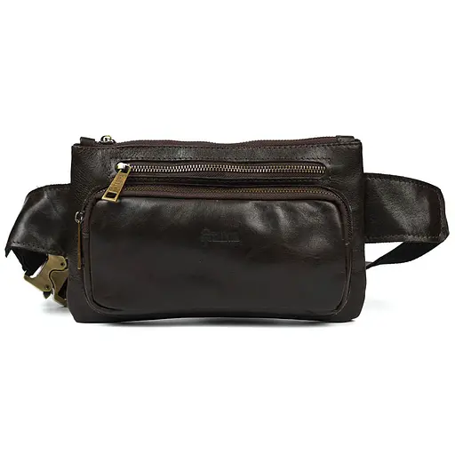 Шкіряна чоловіча сумка на пояс TARWA 26х16х3 см nsa0001302 - фото 2