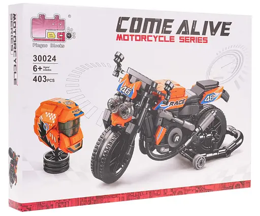 Конструктор дитячий Мотоцикл 403 елементи Ramiz - фото 3