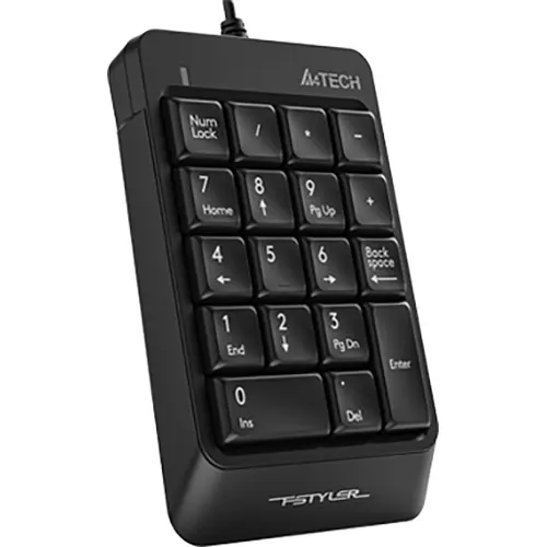 Клавіатура A4Tech Fstyler FK13P USB Black (Numpad) (FK13P (Black)) - фото 3