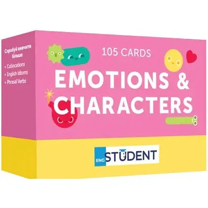 Emotions and Characters. 105 карток для вивчення англійської
