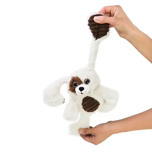 М'яка іграшка-потягушка MJ2407 Собачка 30см, в пакеті (6924050724072) - фото 4
