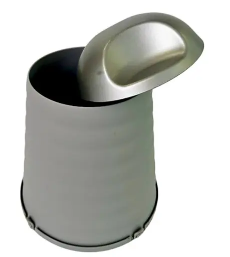 Мусорное ведро Motek на 7 л 17х24х30 см Серый (WBS-111)  - фото 5