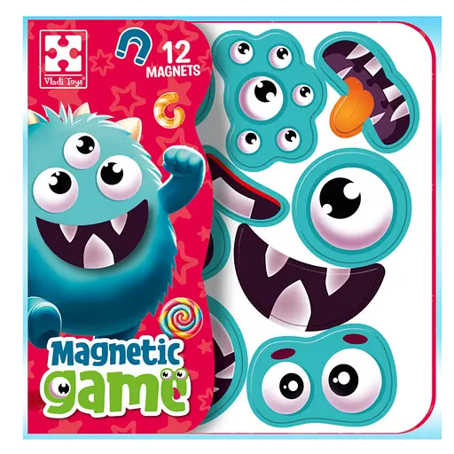 Игра развивающая "Эмоции Монстрика" Vladi Toys VT3220-02, 12 магнитов - фото 1