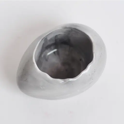 Гіпсове Кашпо "ShellandGravite" Spokiy SP2319 графіт 12 см - фото 2