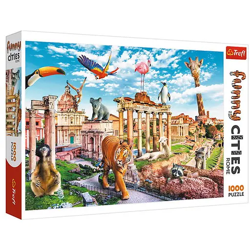 Пазл Trefl Дикий Рим Веселі міста 1000 ел. (10600) - фото 1