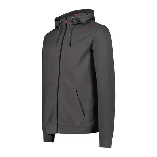 Кофта CMP Men's Full Zip Hoodie Anthracite M (1097-31D4317M-U817 48) - фото 2