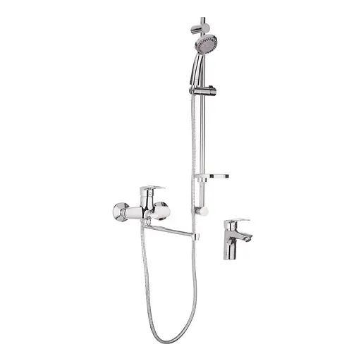 Набір змішувачів для ванни Haiba Hansberg SET-3 HB0902 Хром - фото 1