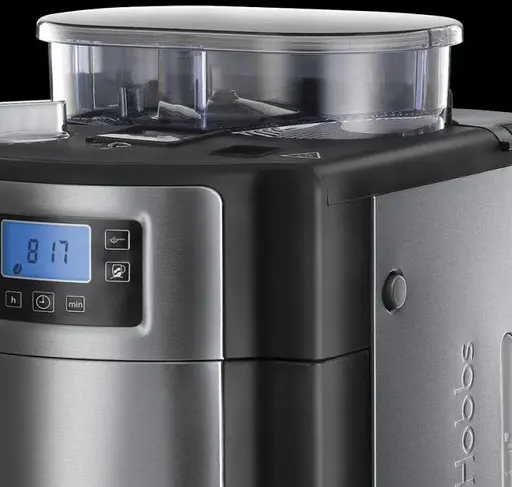 Кофеварка капельная Russell Hobbs ECO1195 с помолом зерна теплая поддержка 1.5 л 1000 Вт черная - фото 3
