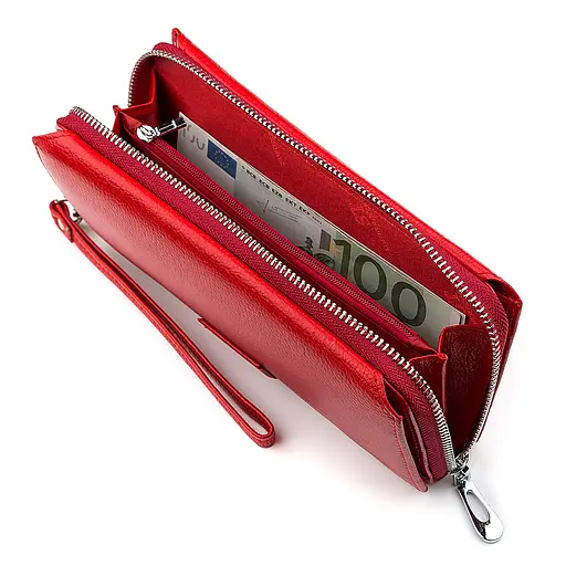 Жіночий шкіряний гаманець (SТ228) ST Leather 10.5х20х3.5 см acs0015528 - фото 5