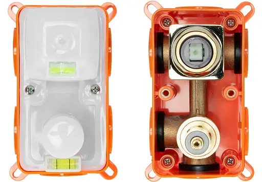 Душова система прихованого монтажу Rea Oval + Box gold REA-P8466, Золотий - фото 9