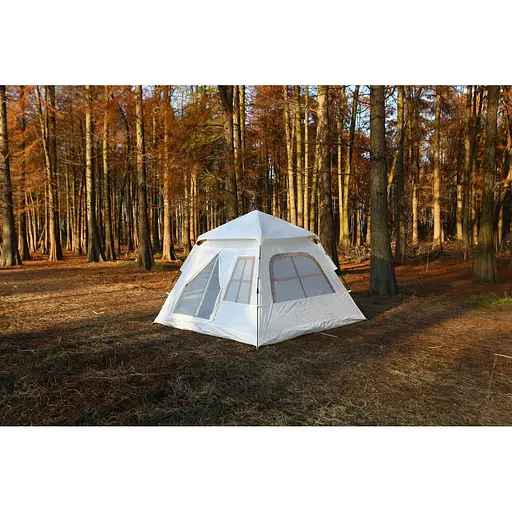 Автоматическая кемпинговая палатка с тентом 240×240×170 см слоновая кость OldBro CC-SY23ZP005 - фото 1