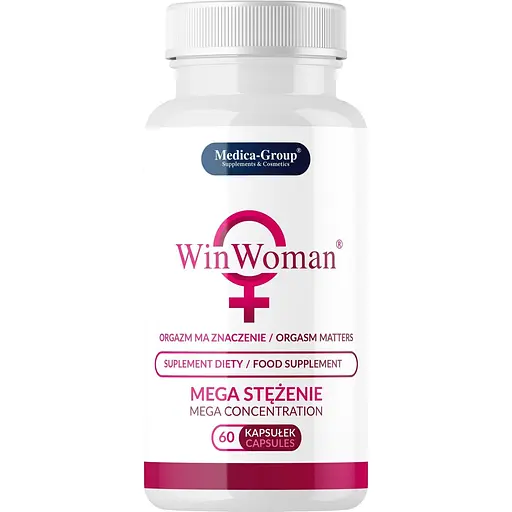 Дієтична добавка Medica-Group Win Woman Diet Supplement для стимуляції жіночого оргазму 60 капсул