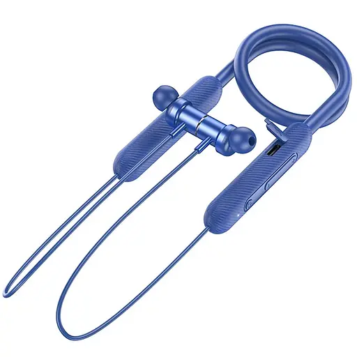 Bluetooth Наушники Hoco ES70 Armour neck-mounted |BT5.3, 80h| blue - фото 2