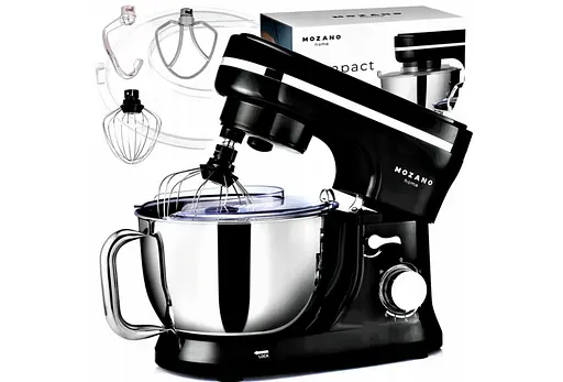 Кухонный комбайн Mozano Compact Chef планетарный 4,5 л 8 скоростей 1700 Вт - фото 2