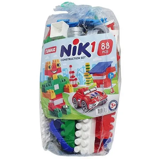 Детский конструктор с большими деталями NIK-1 Юніка 71863 88 деталей - фото 1