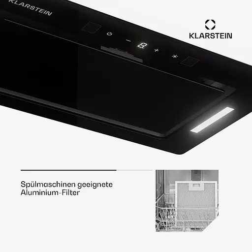 Кухонная вытяжка Klarstein Hektor 52 Eco 466 м³/час (10045327) - фото 4