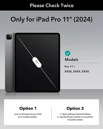 Чехол-клавиатура ESR Ascend Keyboard Case US Layout-Black для iPad Pro 11” (2024) - фото 2